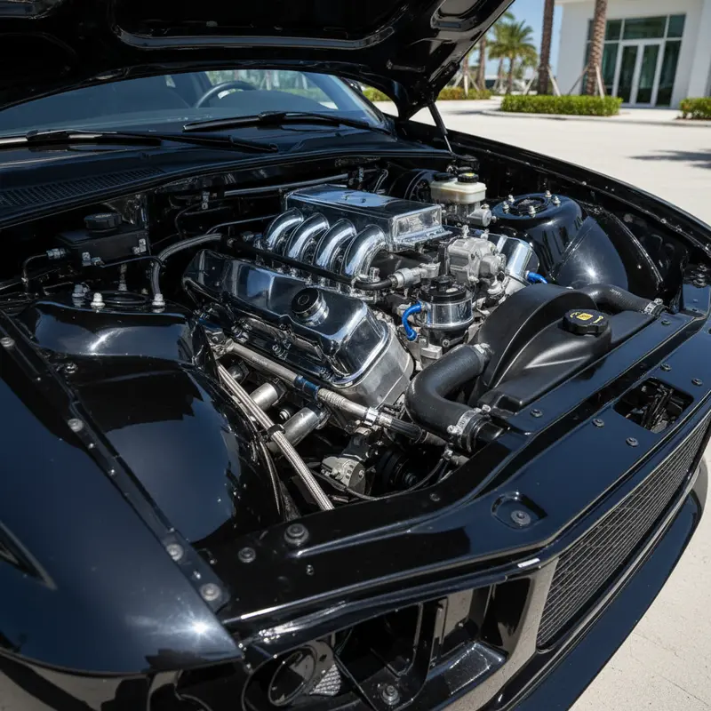 Car Engine Bay Detailing in Miami