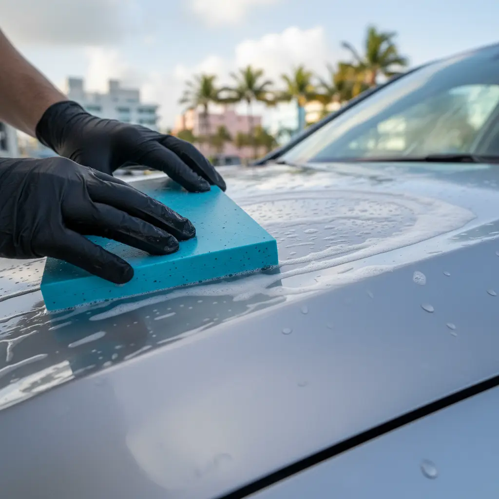 Car Clay Bar Treatment